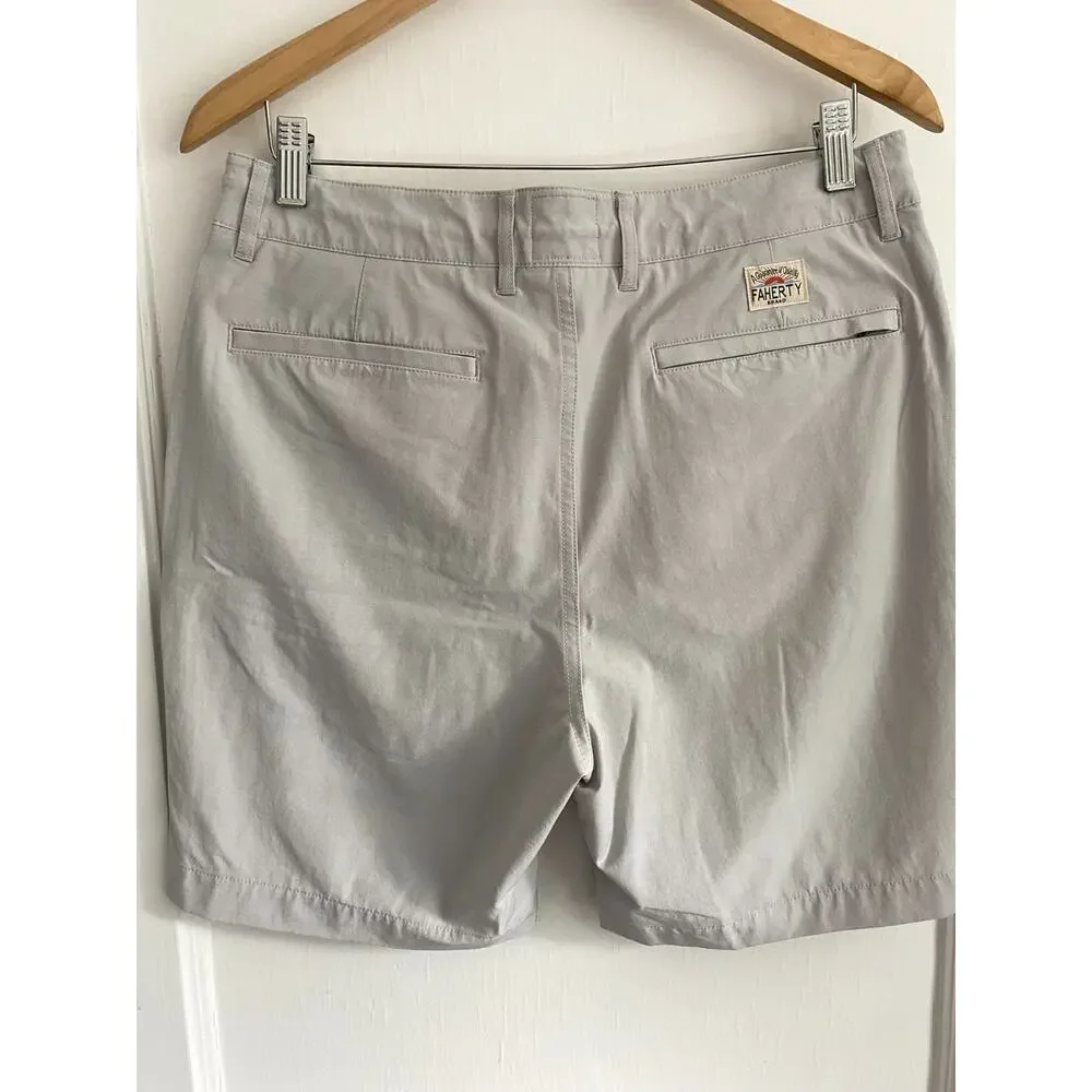 Faherty All Day Shorts Mens 32 Hybrid Board Shorts Drawstring Stretch 7